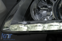 Fari LED Luci Diurna per Audi A6 4F C6 2008-2011 Facelift Design Xenon-image-6103541