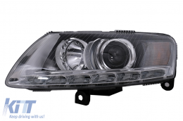 Fari LED Luci Diurna per Audi A6 4F C6 2008-2011 Facelift Design Xenon-image-6103547