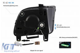 Fari LED per Ford Mustang V Pre-Facelift 2005-2009 Luci Svolta Dinamiche Headlights-image-6107682