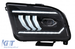 Fari LED per Ford Mustang V Pre-Facelift 2005-2009 Luci Svolta Dinamiche Headlights-image-6107218