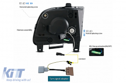 Fari LED per Ford Mustang V Pre-Facelift 2005-2009 Luci Svolta Dinamiche Headlights-image-6107678