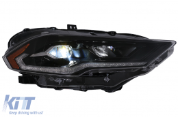 Fari LED per Ford Mustang VI Facelift 2018-2023 neri Dual Projector Dynamic-image-6107437