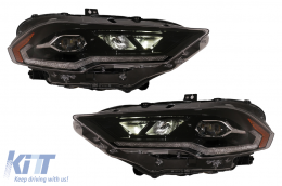 Fari LED per Ford Mustang VI Facelift 2018-2023 neri Dual Projector Dynamic-image-6107441