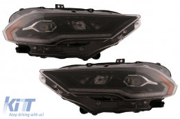 Fari LED per Ford Mustang VI Facelift 2018-2023 neri Dual Projector Dynamic-image-6107447