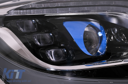 Fari LED per Mercedes Classe S W222 2013-2017 Facelift Look Segnale dinamico-image-6103735