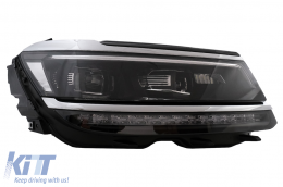 Fari LED per VW Tiguan II Mk2 16-19 R-Line Matrix Look Sequenziale Dinamico-image-6040236