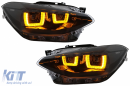 Fari Osram LEDriving Full LED per BMW Serie 1 F20 F21 11-15 Indicatori dinamici a specchio-image-6068065