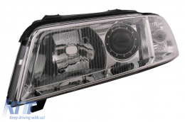 Fari per Audi A4 B5 Facelift 1999-2000 Cromati Avant Limousine Headlights-image-6099094