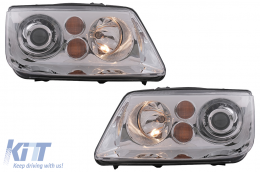 Fari per VW Bora 09.1998-07.2005 Luce Cromati-image-6093510