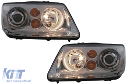 Fari per VW Bora 09.1998-07.2005 Luce Cromati-image-6093513