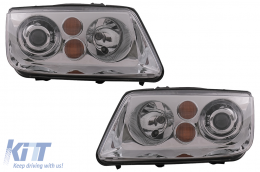 Fari per VW Bora 09.1998-07.2005 Luce Cromati-image-6093517