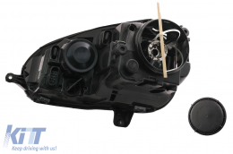 Fari per VW Golf 5 V 03-07 Jetta 05-10 GTI R32 Xenon Look Cromato-image-6099417