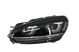 Fari per VW Golf 6 VI 08-13 Golf 7 3D LED DRL Fanali posteriori LED R20 Look-image-6021149