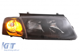 Fari per VW Passat B5 3B 11.1996-08.2000 Nero LHD-image-6087064