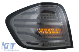 Fari Posteriori FULL LED per Mercedes Classe M W164 05-08 Rosso Fumè-image-6102757