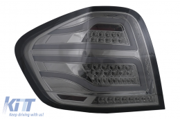 Fari Posteriori FULL LED per Mercedes Classe M W164 05-08 Rosso Fumè-image-6102764