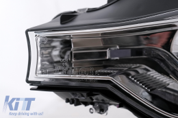 Fari XENON Angel Eyes per BMW 3 F30 F31 Berlina Touring 10.11-05.2015 Cromato-image-6104091