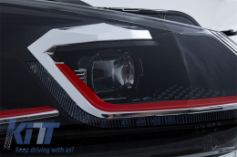 Faros LED para VW Golf 6 VI 08-13 Facelift G7.5 GTI Look Flowing Dynamic LHD-image-6051895