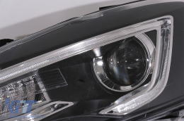 Faros para VW Polo MK5 6R 6C 61 11-17 Luces LED Devil Eye Look RHD-image-6077526