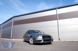 Fendinebbia Copertine per AUDI A4 B8 Facelift 2012-2015 RS4 Look Nero-image-6079503