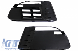 Fendinebbia griglie laterali per VW Golf 6 VI 2008-2012 R20 Design brillante Nero-image-5995668