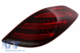 Feux arrière Full LED pour Mercedes S W222 13-17 Dynamique Signal Facelift Look-image-6038802