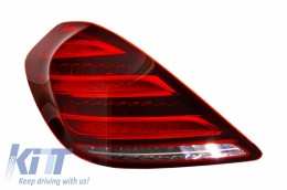 Feux arrière Full LED pour Mercedes S W222 13-17 Dynamique Signal Facelift Look-image-6038806