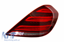 Feux arrière Full LED pour Mercedes S W222 13-17 Dynamique Signal Facelift Look-image-6038807