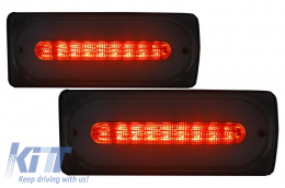 Feux arriere LED pour Mercedes G W463 89-15 Feux clignotants dynamiques fumés-image-6018727