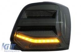 Feux Arrière LED pour VW Polo 6R 6C 11-17 Dynamique Tournant Lumières Vento Look-image-6073703