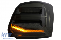 Feux Arrière LED pour VW Polo 6R 6C 11-17 Dynamique Tournant Lumières Vento Look-image-6073704