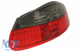 Feux arrières à  LED pour PORSCHE Boxster 986 1996-2004 Clignotants Red Smoke--image-6030499