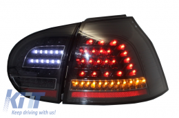 Feux Arrières Full LED pour VW Golf V 5 LHD 04-09 Lamp Style Urbain Noir--image-6021613