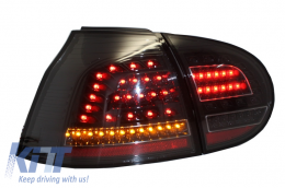 Feux Arrières Full LED pour VW Golf V 5 LHD 04-09 Lamp Style Urbain Noir--image-6021614