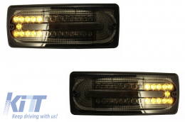 Feux arrières LED pour MERCEDES Benz Classe G W463 1989-2015 Feux Fumé--image-6022308