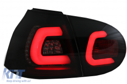 Feux Arrires Full LED pour VW Golf V 504-09 Lamp Style Urbain Noir--image-6067621