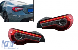 Feux Full LED pour Jeep Wrangler IV JL JLU 18+ RED Dynamic StartUp Lights--image-6069273