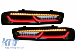 Feux LED pour Chevrolet Camaro 15-17 Phares virage dynamiques séquentiels-image-6043162