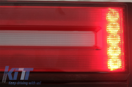 Feux LED pour Mercedes Classe G W463 08-17 Facelift 18 Look Dynamic Smoke Red--image-6060622