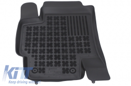 Floor mat black suitable for KIA Rio II 2005-2011-image-6013119