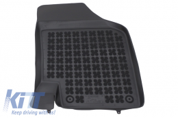 Floor mat black suitable for KIA Rio II 2005-2011-image-6013120