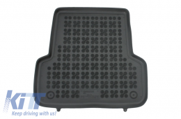 Floor mat black suitable for RENAULT Laguna III 10/2007-2015-image-6013476