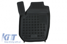 Floor mat black suitable for SKODA Fabia II 03/2007-2014-image-6013792