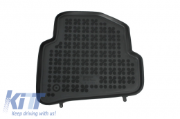 Floor mat black suitable for SKODA Fabia III 2014--image-6013567