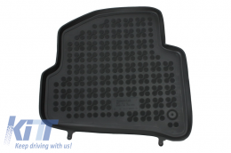 Floor mat black suitable for SKODA Fabia III 2014--image-6013568