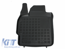 Floor mat black suitable for TOYOTA Auris 02/2007-2012, Corolla 10/2006-2013-image-6013582