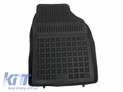 Floor mat black suitable for TOYOTA Auris 02/2007-2012, Corolla 10/2006-2013-image-6013583