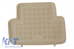 Floor mat Rubber Beige suitable for AUDI A4 B8 (2008-2015) A5 Sportback (2009-2016)-image-6026998