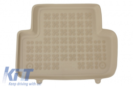 Floor mat Rubber Beige suitable for AUDI A4 B8 (2008-2015) A5 Sportback (2009-2016)-image-6026999