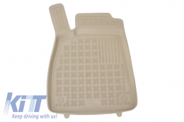 Floor Mat Rubber Beige suitable for AUDI A4 B9 (2015-) A5 F5 Sportback (2016-)-image-6027002